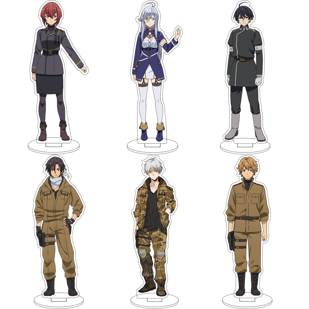 Anime Merchandise Collection - 16CMアニメ86エイティーシックス ‌ ヴラディレナ・ミリゼ・ノウゼン・シャイネイ・ガンスリンガー・クレナ・クキムラコス アクリルフィギュアスタンド ギフト装飾品