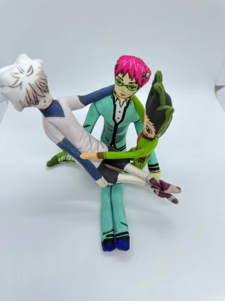 Anime Merchandise Collection - アニメ『災難多きサキくん』サキくんのコスプレ人形、可動式、部屋の装飾に、抽象的な漫画風のフィギュア人形、ギフト。