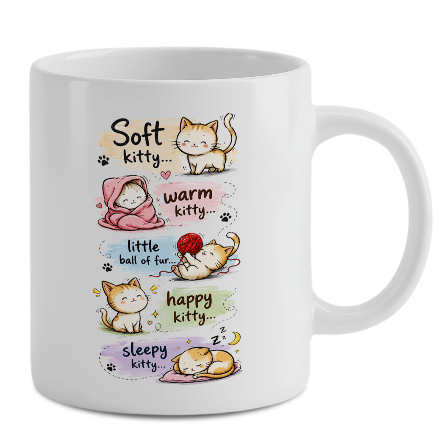 Anime Merchandise Mugs - 面白い誕生日クリスマスギフトアイデア 美的デザインのホームキッチンオフィスデスクトップ用ドリンクウェア 11オンス ココアミルクウォーターマグ 女性男性向け かわいいアニメ猫のデザイン