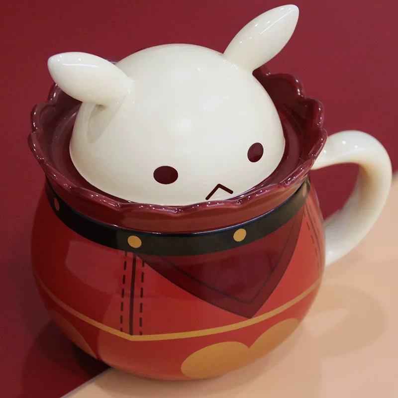 Anime Merchandise Mugs - 「本物志向」の原神グッズ、アフタヌーンティーカップ＆ソーサーセット、アニメコスプレギフト、バウンスマグ、クレイの水筒。
