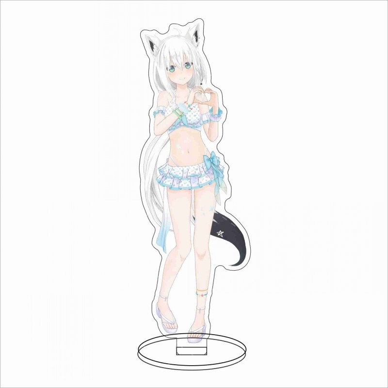 16cmのアニメ「ホロライブ」シリーズの、白神ふぶき、ネコマ - Anime Merchandise Collection のレビューと価格