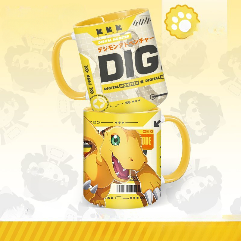 デジモンアニメキャラクターグッズ漫画ガブモンディルモンアグモ - Anime Merchandise Mugs のレビューと価格