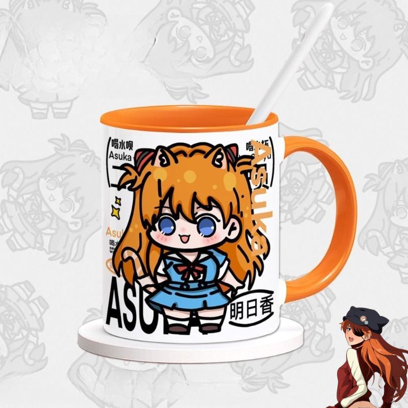 EVA アスカ・ラングレー・ソリュ アニメグッズ 漫画 かわ - Anime Merchandise Mugs のレビューと価格